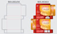 do custom box dieline, diecut, product packaging box design