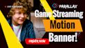 do minimal parallax gaming motion banner