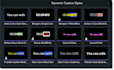 add dynamic captions or motion graphics to your video