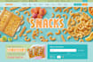 design money making snacks shopify candy store snacks website