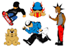 draw character in hip hop style