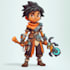 do 2d game character design and animation