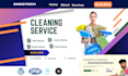 create dry cleaning office cleaning home cleaning website