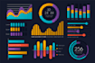 animate charts, infographics, pie, line, bar, graph or area