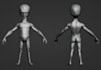 create 3dalien and creature character models,rig and animate 3d,texture,3d demon