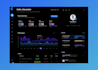 design dashboard ui ux, crm, saas admin panel