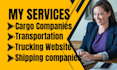 do logistics, trucking, dispatch, freight, wordpress website