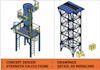 do product and machine design, engineering and fabrication drawings