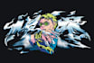 draw graffiti font character with anime cartoon figures