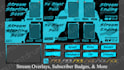 design streaming overlay and other elements