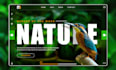 design stunning hero sections and web banners in figma, website design