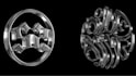 make a 3d rotating logo animation with 360 spinning loop