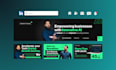 design a linkedin banner that builds executive authority