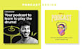 design custom podcast cover art