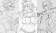 draw anime style commissions in line art for you