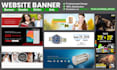 create web banner, website banner, web banner design or website banner design