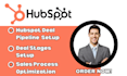 do hubspot deal pipeline setup deal stages setup sales process optimization