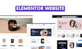 convert figma to elementor expert, website landing page design, wordpress fix