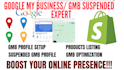 setup create google my business profile reinstate and fix suspended gmb profile