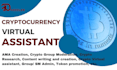 be your cryptocurrency virtual assistant, virtual assistance, web 3 research