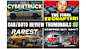 design custom youtube thumbnails for car or auto reviews