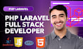 be expert full stack developer for website development with laravel, php react