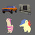 create a ps1, n64 low poly model