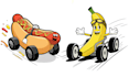 create funny cartoonish ai vectors
