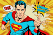 draw you into superhero comic book pop art cartoon