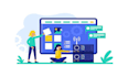 develop bespoke website, database wesbite and api integration