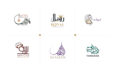 create custom arabic modern calligraphy, typography logo