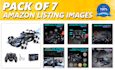 design amazon listing images, amazon product pictures and infographics
