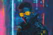 make cyberpunk portrait or character design