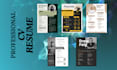 do professional CV design and resume design