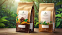make coffee label, coffee packaging design and coffee bag design