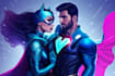 create an amazing couple superhero character
