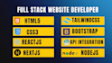 build static and dynamic website using reactjs and tailwind