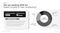 create an investor pitch deck for startup fundraising and capital raising