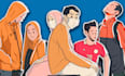 do flat cartoon portrait with my cute style