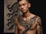do a tattoo design in japanese style