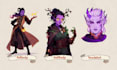 dnd character art, fantasy illustration for concept art