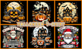 design best custom christmas and halloween t shirt design