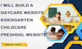 create daycare website, babysitter, preschool, childcare, kindergarten website