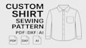 make shirt pattern for men and women casual or formal wear