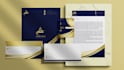 design corporate identity logo and business stationery