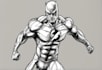 drawing custom superhero character in action