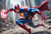 drawing custom superhero comic character