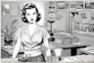 create a retro comic character