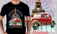 do a mordan t shirt desing by your request