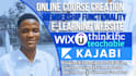 upload videos, setup skool thinkific teachable wix kajabi online course website